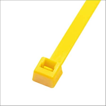 EverMark EM-07-50-4-C 7 In. Yellow Cable Tie; 50 Lbs - Pack Of 100